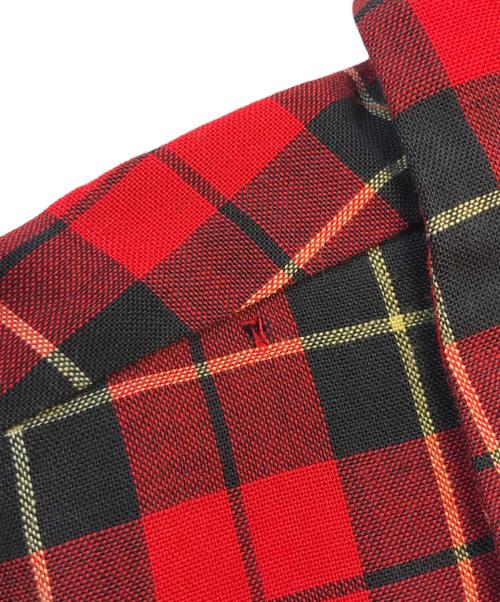 SKIPPER WILSON BROTHERS（スキッパーウィルソンブラザーズ）SKIPPER WILSON BROTHERS (スキッパーウィルソンブラザーズ) レーヨンオープンカラーシャツ レッド サイズ:Mの古着・服飾アイテム