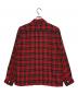 SKIPPER WILSON BROTHERS (スキッパーウィルソンブラザーズ) レーヨンオープンカラーシャツ レッド サイズ:M：20000円