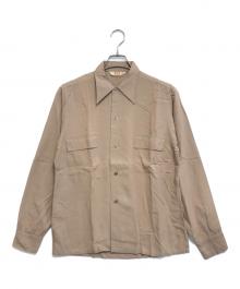 B.V.D（ビーブイディー）の古着「長袖シャツ」｜ベージュ