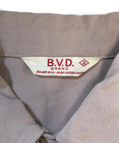 B.V.D（ビーブイディー）B.V.D (ビーブイディー) 長袖シャツ ベージュ サイズ:2の古着・服飾アイテム