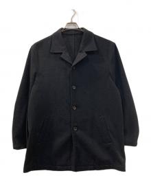 COMME des GARCONS HOMME（コムデギャルソン オム）の古着「ネップハーフコート」｜ブラック