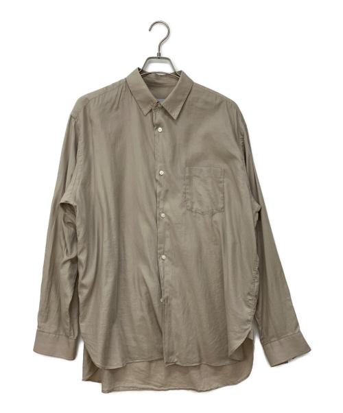 ssstein（シュタイン）ssstein (シュタイン) C/SI TWILL OVERSIZED REGULAR COLLAR SHIR ブラウン サイズ:Mの古着・服飾アイテム
