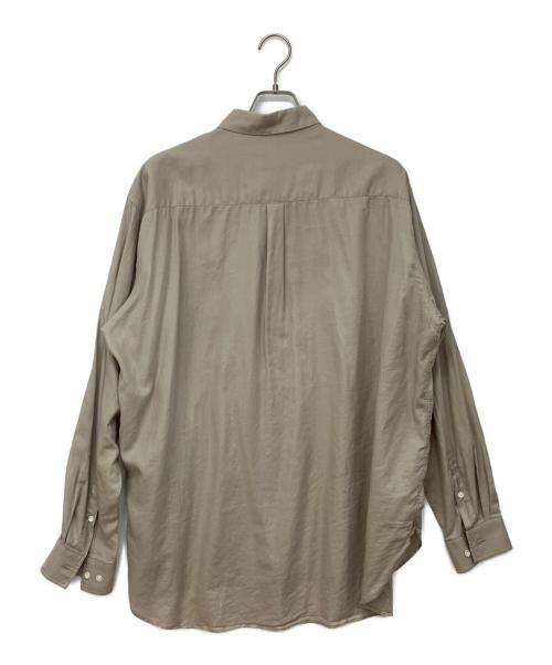 ssstein（シュタイン）ssstein (シュタイン) C/SI TWILL OVERSIZED REGULAR COLLAR SHIR ブラウン サイズ:Mの古着・服飾アイテム