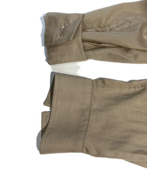 ssstein（シュタイン）ssstein (シュタイン) C/SI TWILL OVERSIZED REGULAR COLLAR SHIR ブラウン サイズ:Mの古着・服飾アイテム