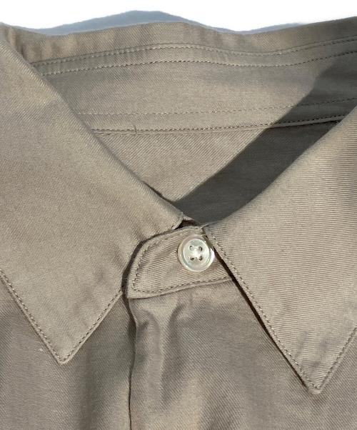 ssstein（シュタイン）ssstein (シュタイン) C/SI TWILL OVERSIZED REGULAR COLLAR SHIR ブラウン サイズ:Mの古着・服飾アイテム