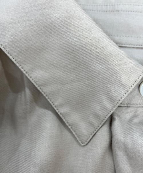ssstein（シュタイン）ssstein (シュタイン) C/SI TWILL OVERSIZED REGULAR COLLAR SHIR ブラウン サイズ:Mの古着・服飾アイテム