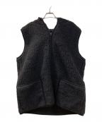 coldbreakerコールドブレーカー）の古着「フ-ド付ボアベスト」｜ブラック