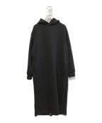 Americana×AP STUDIOアメリカーナ×エーピーストゥディオ）の古着「別注ボンディングスウェットワンピース　25040587000410」｜ブラック