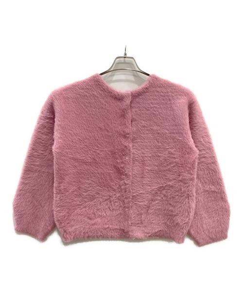 PLST（プラステ）PLST (プラステ) フェザーヤーン2WAYカーディガン ピンク サイズ:M 未使用品の古着・服飾アイテム