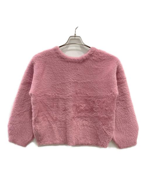 PLST（プラステ）PLST (プラステ) フェザーヤーン2WAYカーディガン ピンク サイズ:M 未使用品の古着・服飾アイテム