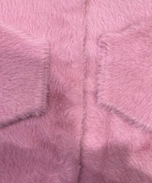 PLST（プラステ）PLST (プラステ) フェザーヤーン2WAYカーディガン ピンク サイズ:M 未使用品の古着・服飾アイテム