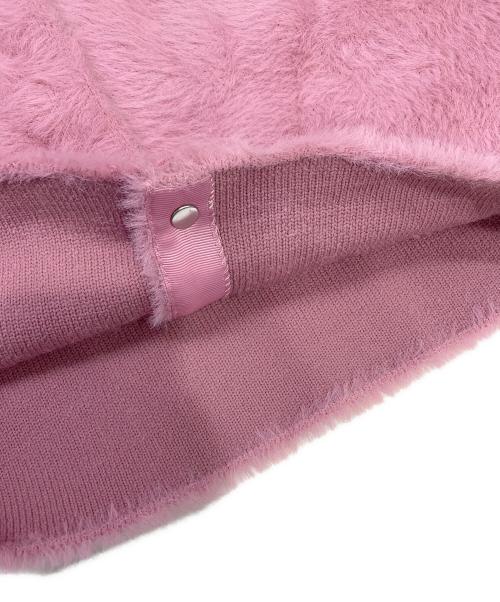 PLST（プラステ）PLST (プラステ) フェザーヤーン2WAYカーディガン ピンク サイズ:M 未使用品の古着・服飾アイテム