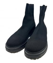 TONY BIANCO（トニービアンコ）の古着「ソックスブーツ」｜ブラック