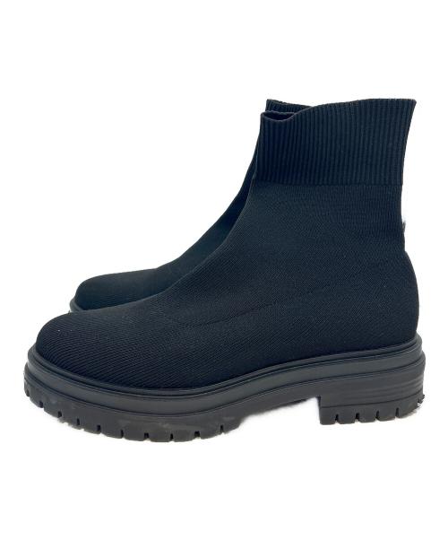 TONY BIANCO（トニービアンコ）TONY BIANCO (トニービアンコ) ソックスブーツ ブラック サイズ:7の古着・服飾アイテム