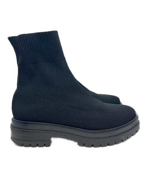 TONY BIANCO（トニービアンコ）TONY BIANCO (トニービアンコ) ソックスブーツ ブラック サイズ:7の古着・服飾アイテム