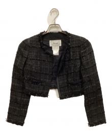 Rene（ルネ）の古着「ノーカラージャケット」｜ブラック