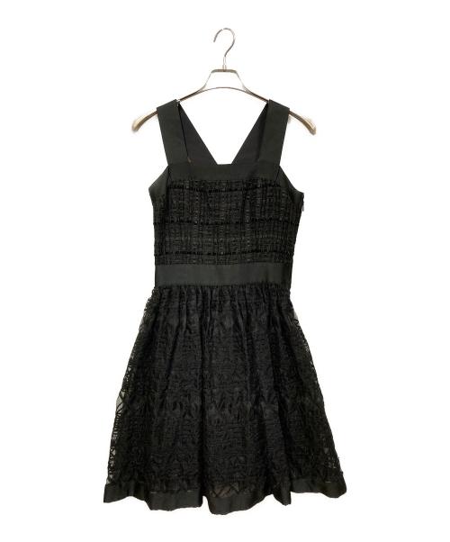 Rene（ルネ）Rene (ルネ) ノースリーブワンピース ブラック サイズ:SIZE 36の古着・服飾アイテム