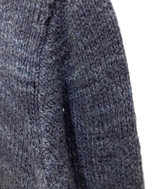 POLO RALPH LAUREN（ポロ・ラルフローレン）POLO RALPH LAUREN (ポロ・ラルフローレン) 星条旗コットン・リネンニット ネイビー サイズ:SIZE XLの古着・服飾アイテム