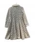Rene (ルネ) ツイードミンクファーウールワンピースコート ホワイト サイズ:36：38000円