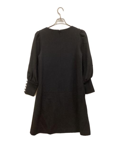 M'S GRACY（エムズグレイシー）M'S GRACY (エムズグレイシー) リボンワンピース ブラック サイズ:SIZE 38の古着・服飾アイテム