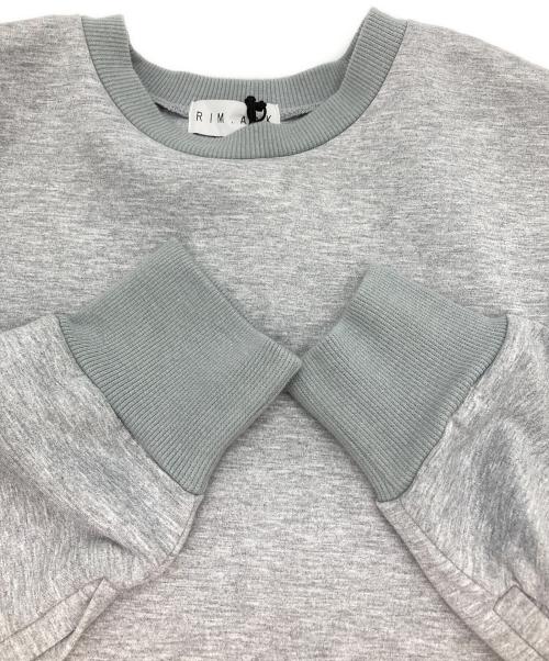 RIM.ARK（リムアーク）RIM.ARK (リムアーク) Slit sweat PO グレー サイズ:FREEの古着・服飾アイテム