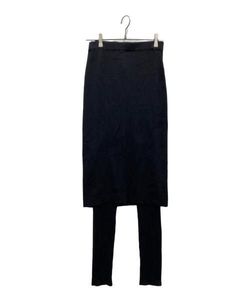 HER.（ハー）HER. (ハー) ニットスカート×パンツ ブラック サイズ:FREEの古着・服飾アイテム