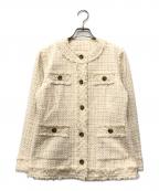 HER LIP TOハーリップトゥ）の古着「ツイードジャケット」｜アイボリー