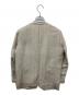 CURRENTAGE (カレンテージ) NO COLLER JACKET アイボリー サイズ:S：4000円