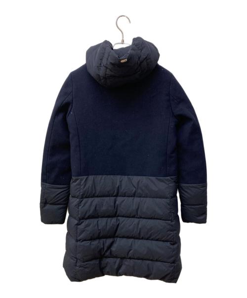 HERNO（ヘルノ）HERNO (ヘルノ) 異素材 コンビハイブリッドコート ネイビー サイズ:40の古着・服飾アイテム