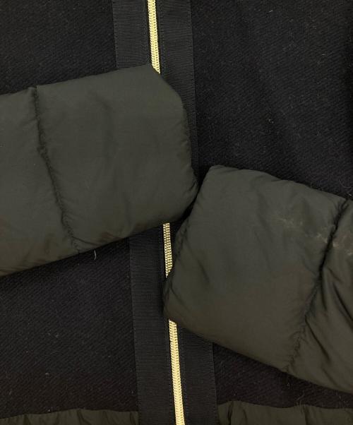 HERNO（ヘルノ）HERNO (ヘルノ) 異素材 コンビハイブリッドコート ネイビー サイズ:40の古着・服飾アイテム