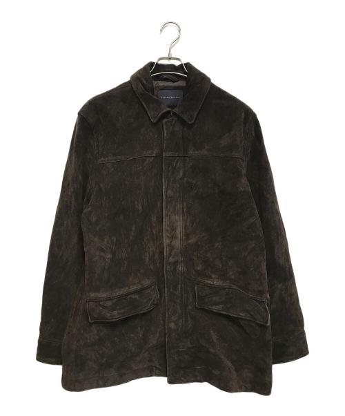BANANA REPUBLIC（バナナリパブリック）BANANA REPUBLIC (バナナリパブリック) スウェードジャケット ブラウン サイズ:Lの古着・服飾アイテム