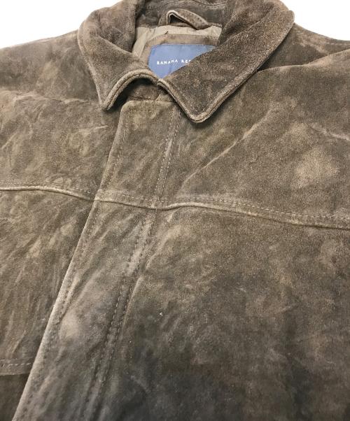 BANANA REPUBLIC（バナナリパブリック）BANANA REPUBLIC (バナナリパブリック) スウェードジャケット ブラウン サイズ:Lの古着・服飾アイテム