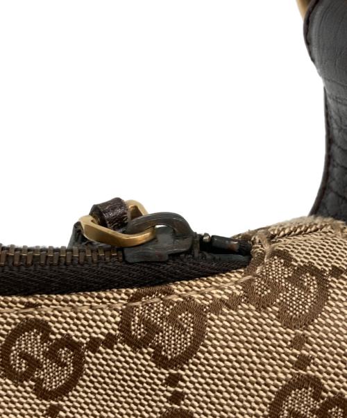 GUCCI（グッチ）GUCCI (グッチ) ホースビットワンショルダーバッグ ベージュの古着・服飾アイテム