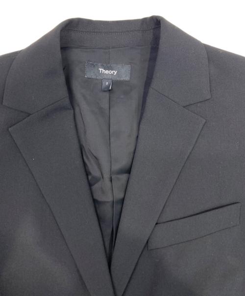 theory（セオリー）theory (セオリー) Traceable Wool Crop Boxy SB JKT ブラック サイズ:２の古着・服飾アイテム