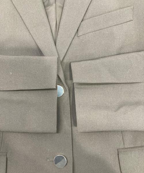 theory（セオリー）theory (セオリー) Traceable Wool Crop Boxy SB JKT ブラック サイズ:２の古着・服飾アイテム