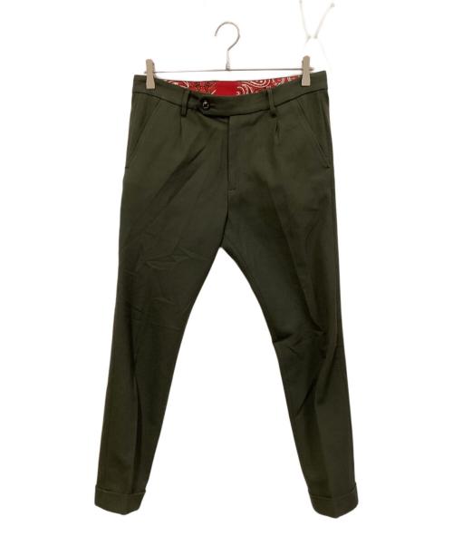 1piu1uguale3（ウノピュウノウグァーレトレ）1piu1uguale3 (ウノピュウノウグァーレトレ) TRAVEL PANTS グリーン サイズ:SIZE 3の古着・服飾アイテム
