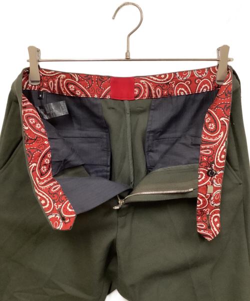 1piu1uguale3（ウノピュウノウグァーレトレ）1piu1uguale3 (ウノピュウノウグァーレトレ) TRAVEL PANTS グリーン サイズ:SIZE 3の古着・服飾アイテム