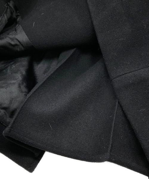 1piu1uguale3（ウノピュウノウグァーレトレ）1piu1uguale3 (ウノピュウノウグァーレトレ) スタンドカラーラップコート ブラック サイズ:3の古着・服飾アイテム