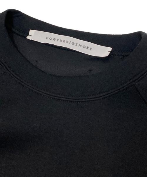 COGTHEBIGSMOKE（コグザビッグスモーク）COGTHEBIGSMOKE (コグザビッグスモーク) MEGA CREW NECK TOP ブラック サイズ:Fの古着・服飾アイテム
