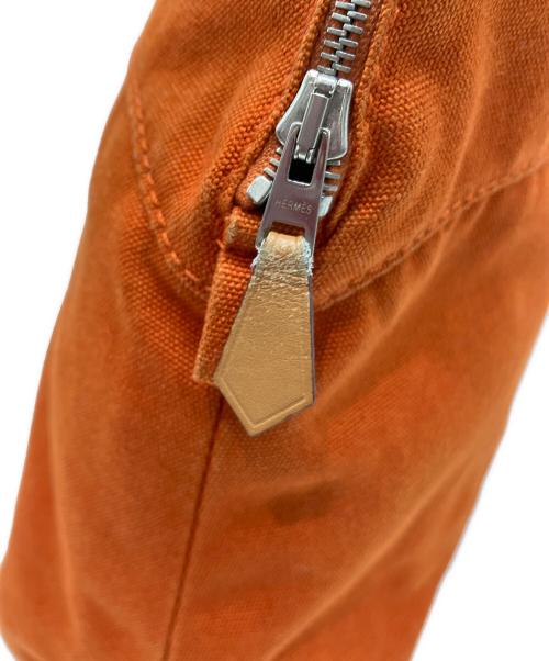 HERMES（エルメス）HERMES (エルメス) ボリードポーチ 30 オレンジの古着・服飾アイテム