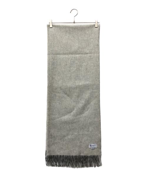 JOHNSTONS OF ELGIN（ジョンストンズオブエルガン）JOHNSTONS OF ELGIN (ジョンストンズオブエルガン) カシミヤ大判ストール グレー サイズ:下記参照の古着・服飾アイテム