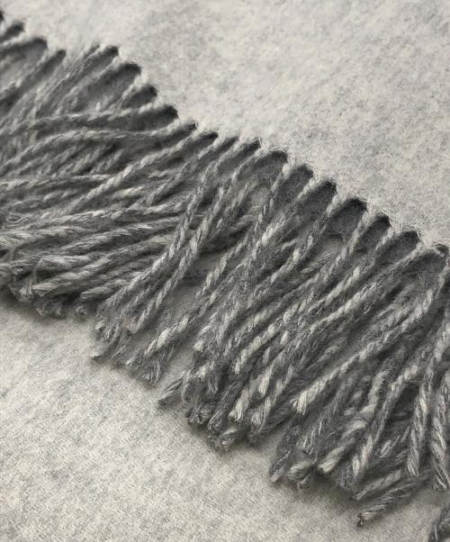 JOHNSTONS OF ELGIN（ジョンストンズオブエルガン）JOHNSTONS OF ELGIN (ジョンストンズオブエルガン) カシミヤ大判ストール グレー サイズ:下記参照の古着・服飾アイテム