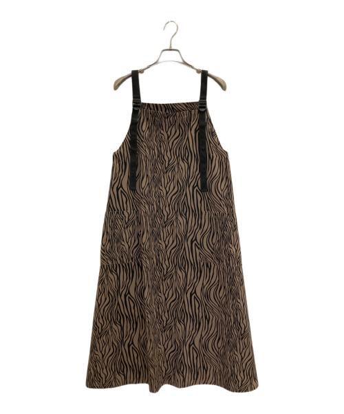 Thousand Mile（サウザンドマイル）Thousand Mile (サウザンドマイル) サロペットワンピース ブラウン サイズ:FREEの古着・服飾アイテム