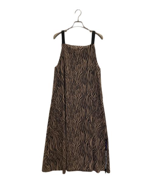 Thousand Mile（サウザンドマイル）Thousand Mile (サウザンドマイル) サロペットワンピース ブラウン サイズ:FREEの古着・服飾アイテム