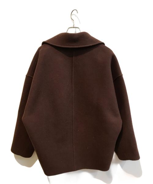 Curensology（カレンソロジー）Curensology (カレンソロジー) モッサーコクーンコート CL207145ER ブラウン サイズ:Freeの古着・服飾アイテム