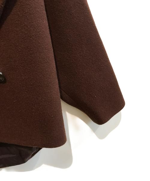Curensology（カレンソロジー）Curensology (カレンソロジー) モッサーコクーンコート CL207145ER ブラウン サイズ:Freeの古着・服飾アイテム