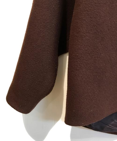 Curensology（カレンソロジー）Curensology (カレンソロジー) モッサーコクーンコート CL207145ER ブラウン サイズ:Freeの古着・服飾アイテム