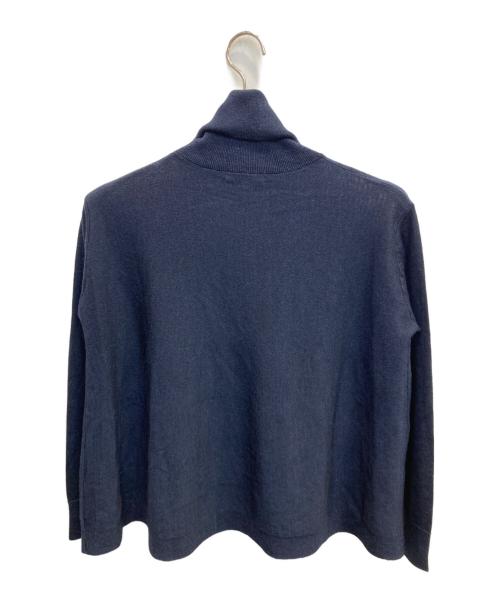 Drawing Numbers（ドローイングナンバーズ）Drawing Numbers (ドローイングナンバーズ) タートル裾ラウンドニット ネイビー サイズ:38の古着・服飾アイテム