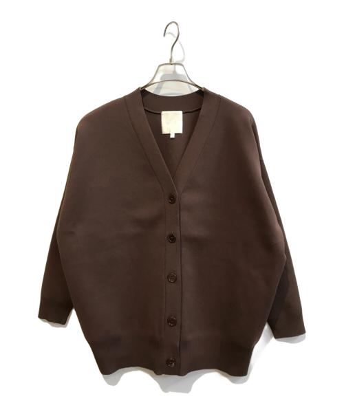 Drawing Numbers（ドローイングナンバーズ）Drawing Numbers (ドローイングナンバーズ) ルーズロングニットカーディガン ブラウン サイズ:38の古着・服飾アイテム