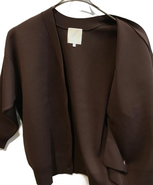 Drawing Numbers（ドローイングナンバーズ）Drawing Numbers (ドローイングナンバーズ) ルーズロングニットカーディガン ブラウン サイズ:38の古着・服飾アイテム